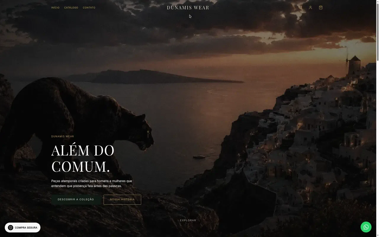 Dunamis Wear — tela 1