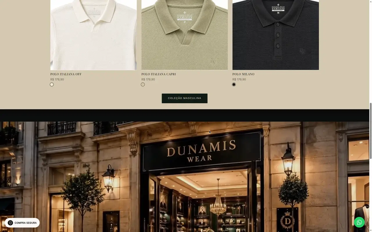 Dunamis Wear — tela 3