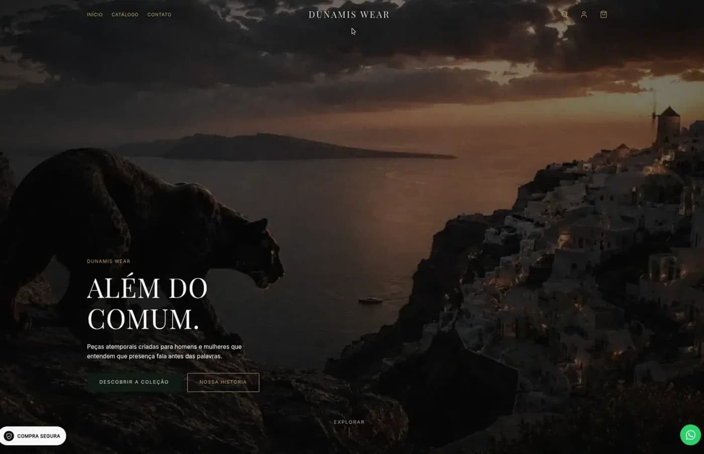 Dunamis Wear — e-commerce